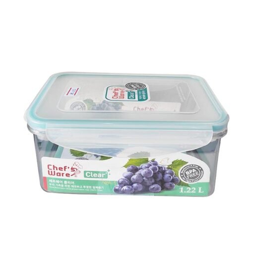 Chef's Ware Clear Rectangular 1.22L