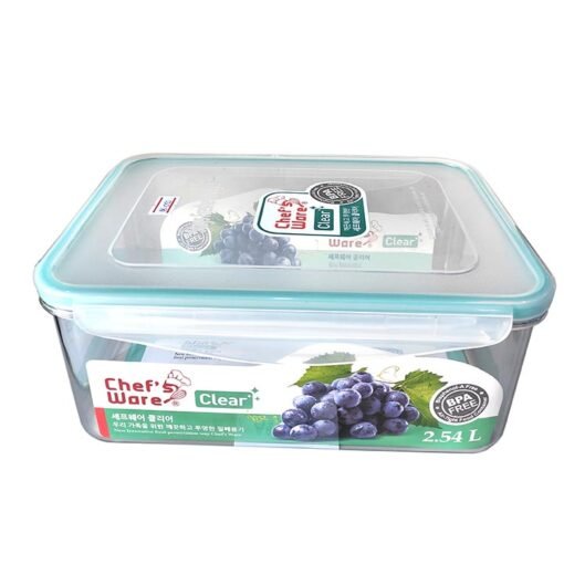 Chef's Ware Clear Rectangular 2.5L