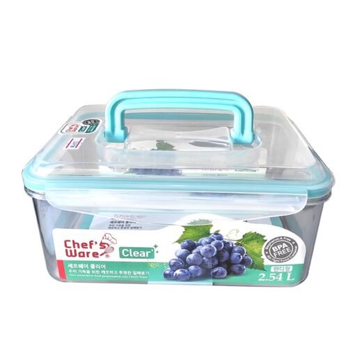 Chef's Ware Clear Rectangular 2.5L H