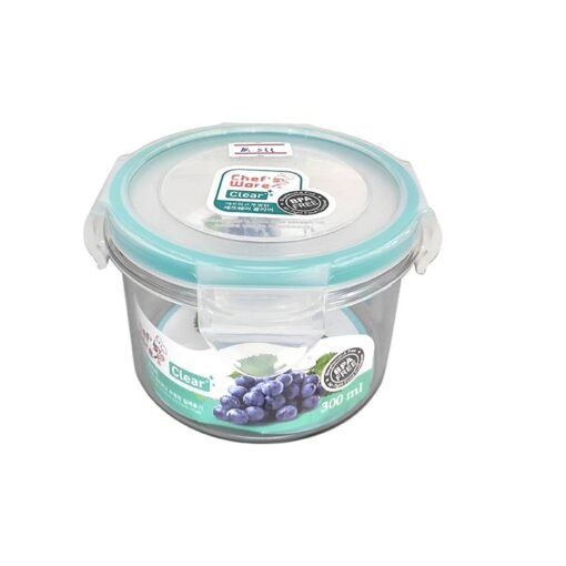 Chef's Ware Clear Round 300ml ( Blue )