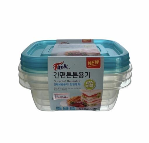 Tark 550mL / 3set (Plastic Container)