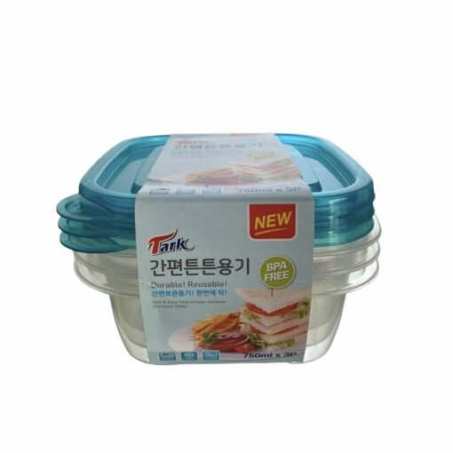 Tark 750mL / 3set (Plastic Container)