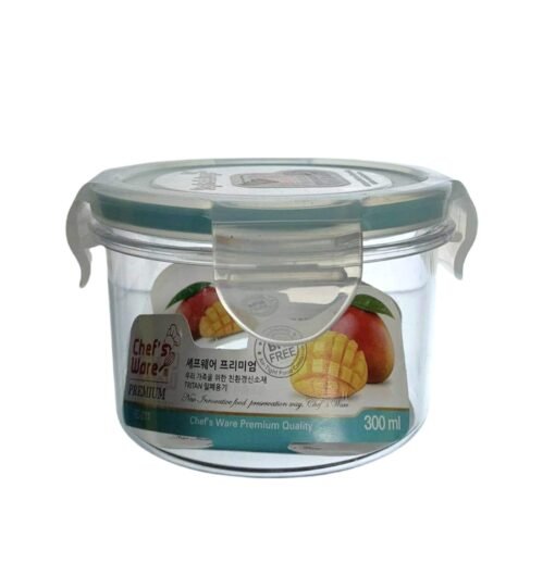 Chef's Ware Premium Tritan Round 300ml ( Blue )
