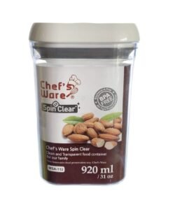 Chef's Ware Spin Clear Square 920ml