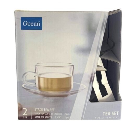 G130747, 3GS000004G0126 STACK TEA CUP & TEA SAUCER